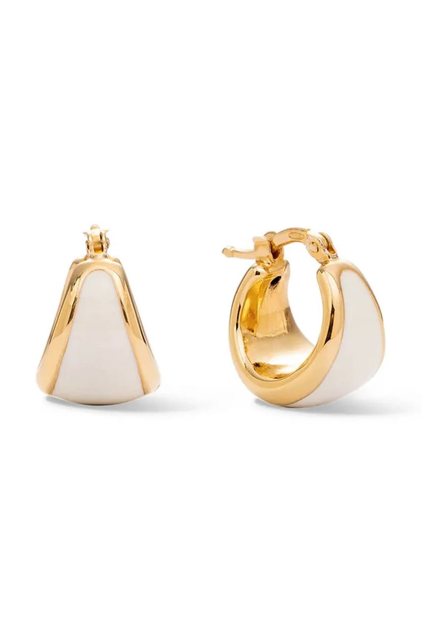 BERRIES cercei pentru femei argint placat cu aur Viva Popcorn Earrings