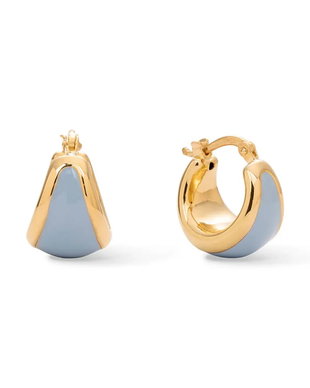 BERRIES cercei pentru femei argint placat cu aur Viva Vintage Blue Earrings