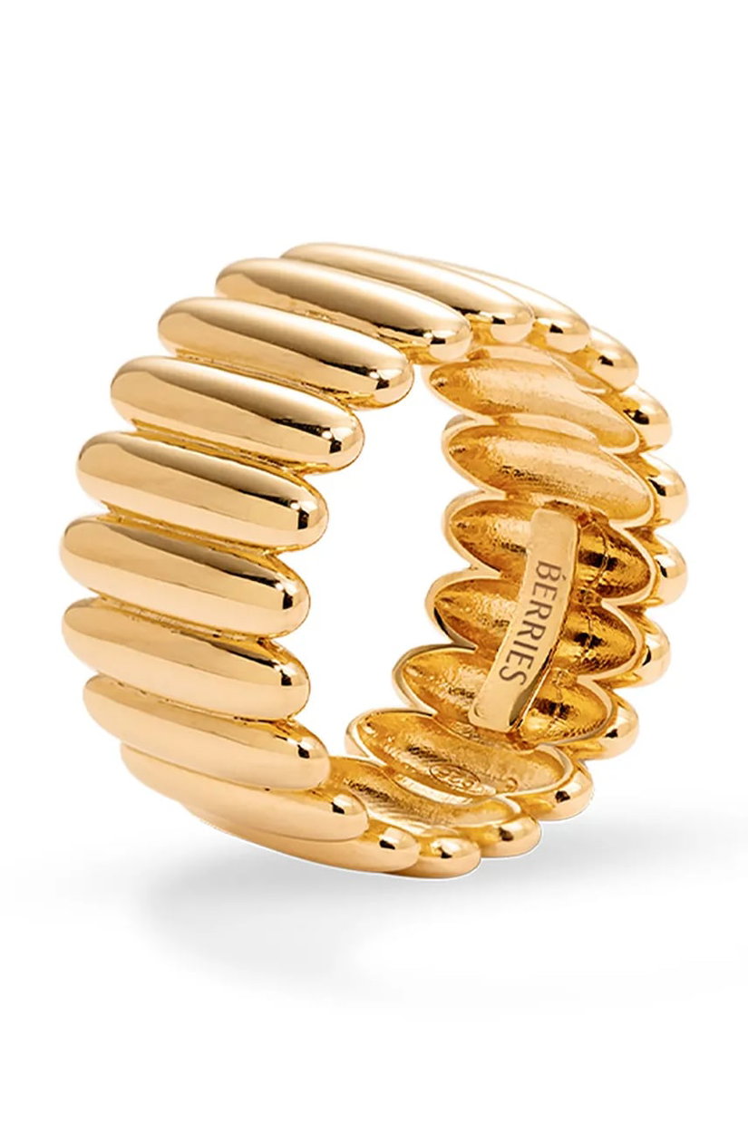BERRIES inel pentru femei din argint placat cu aur Bott Maxi Ring