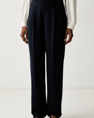 Twinset pantaloni pentru femei cu vâscoză