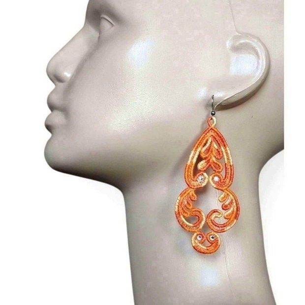 Cercei Chandelier Orange Degrade