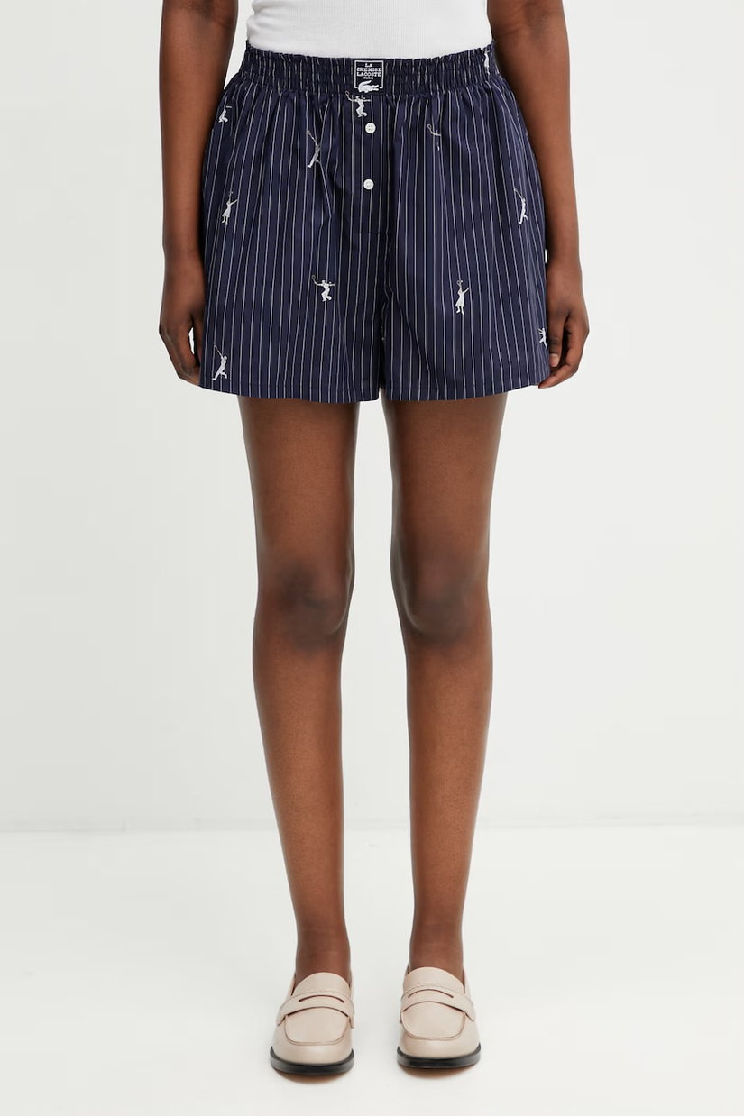 Lacoste pantaloni scurți pentru femei, din bumbac
