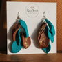 Cercei statement Botanica  Desert Lagoon | RaraTerra Botanica Collection
