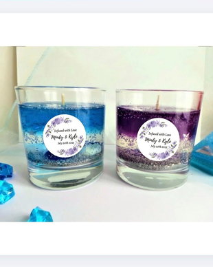 Marturii sub forma de candele cu gel