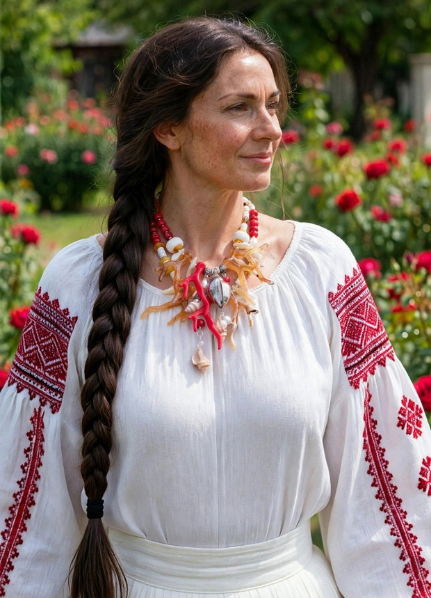 Colier coral,chihlimbar,sidef,perle cultura