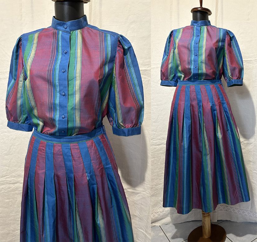 Costum mătase naturală