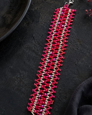 Brățară Ruby Weave