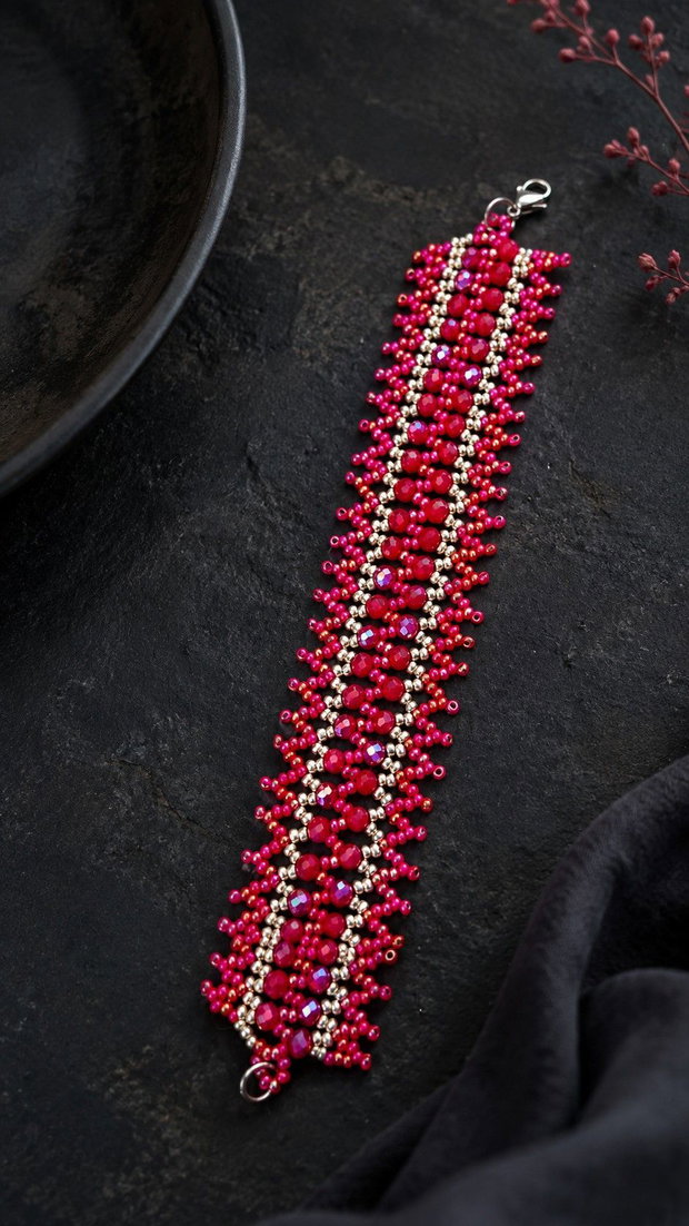 Brățară Ruby Weave