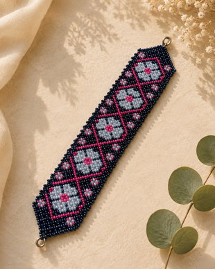 Bratara huichol din margele