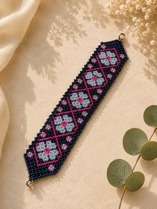 Bratara huichol din margele
