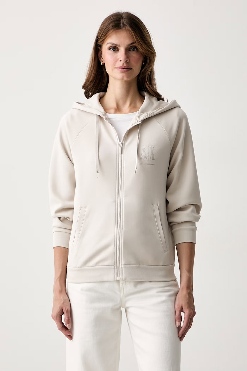 Armani Exchange hanorac pentru femei cu vâscoză