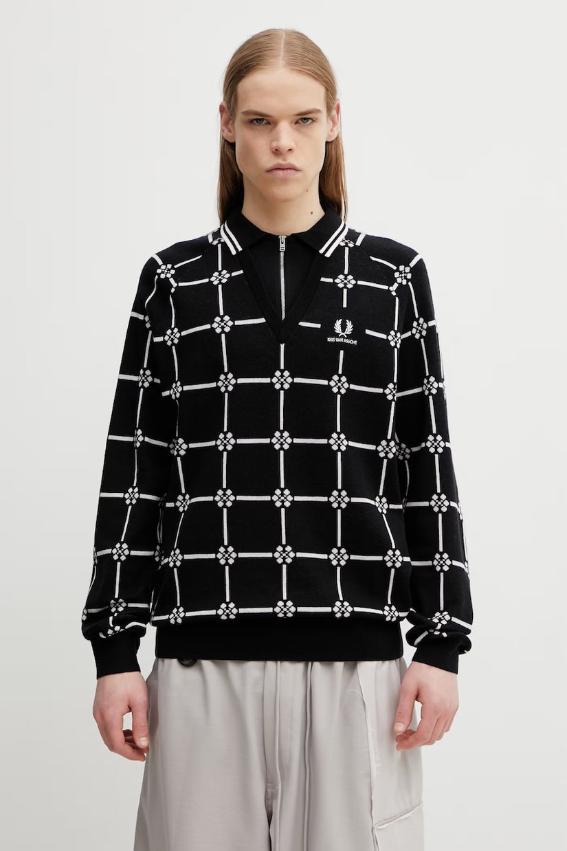 Fred Perry pulover din amestec de lână