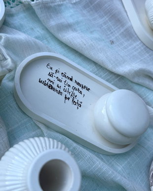 Set handmade din ceramică