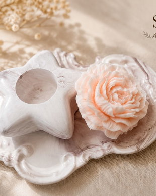 Set ceramică și ceară naturală