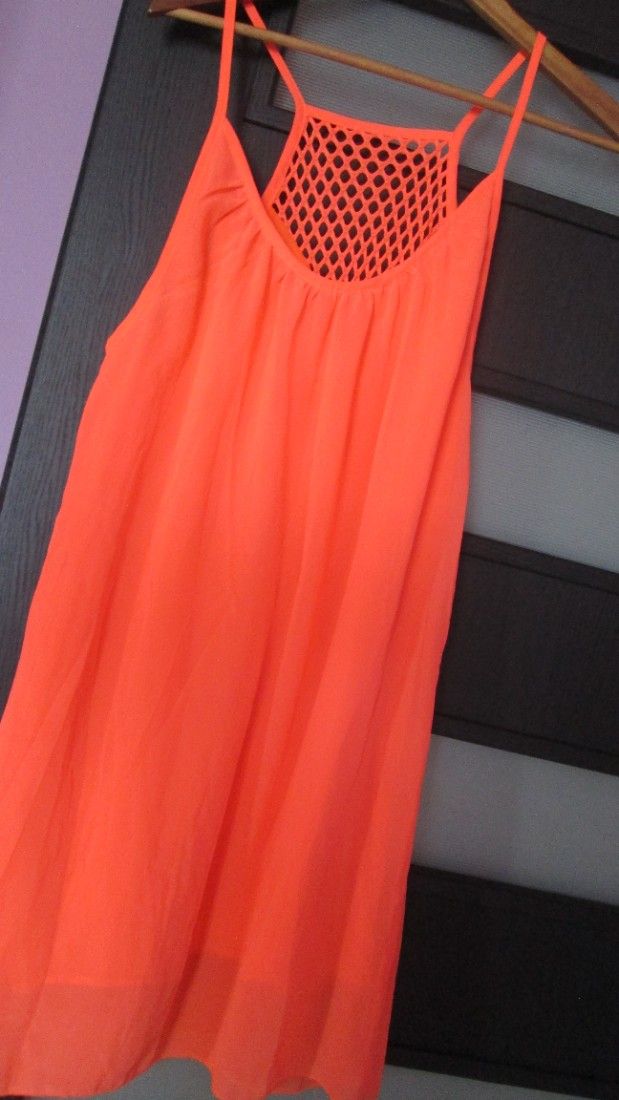rochie portocalie de vara S