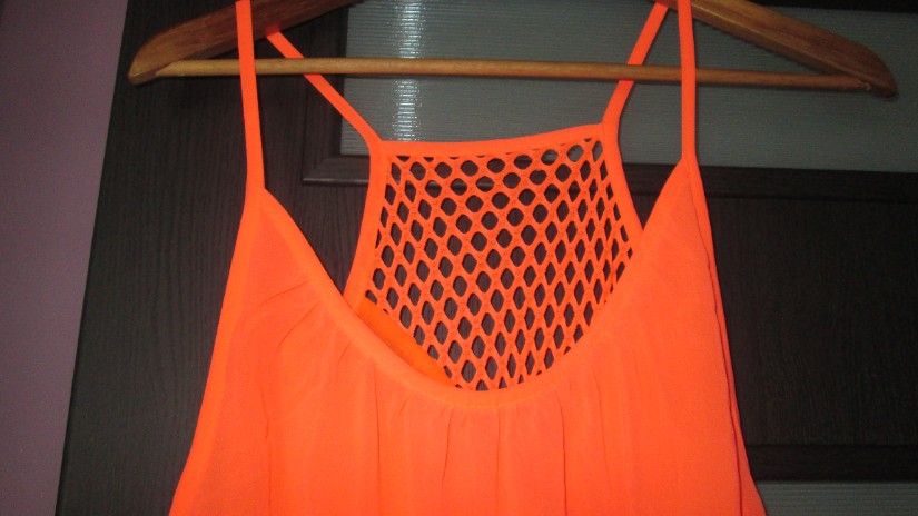 rochie portocalie de vara S