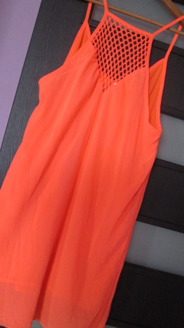 rochie portocalie de vara S