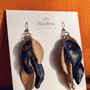 Cercei statement Botanica  Midnight Dune | RaraTerra Botanica Collection