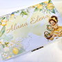 Cutie personalizata amintiri - Little girl and lemons