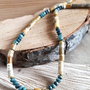 Colier CHOKER din atacamit fațetat si agat Crazy Lace tubular