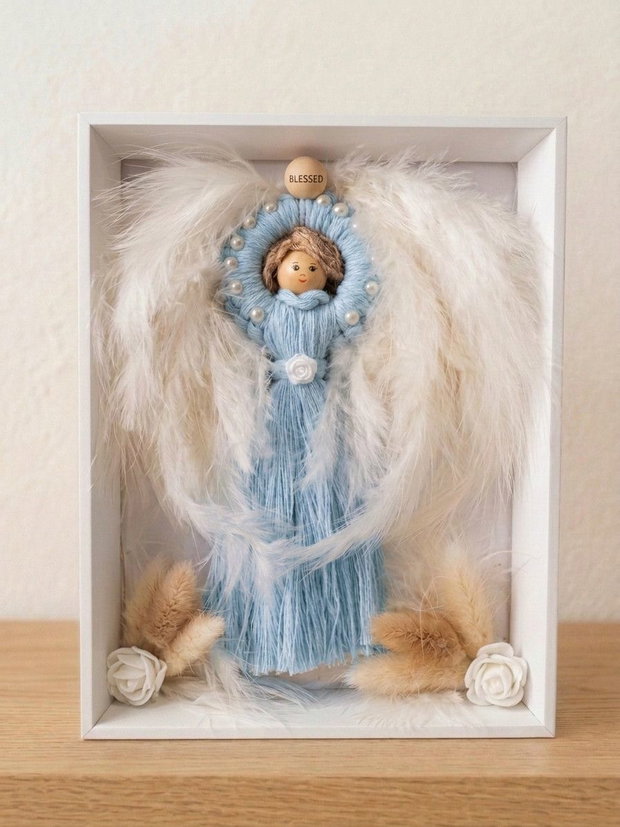 Tablou Inger Pazitor din Macrame