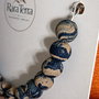 Brățară statement Pebble  Midnight Shore | Lut polimeric | RaraTerra Pebble Collection