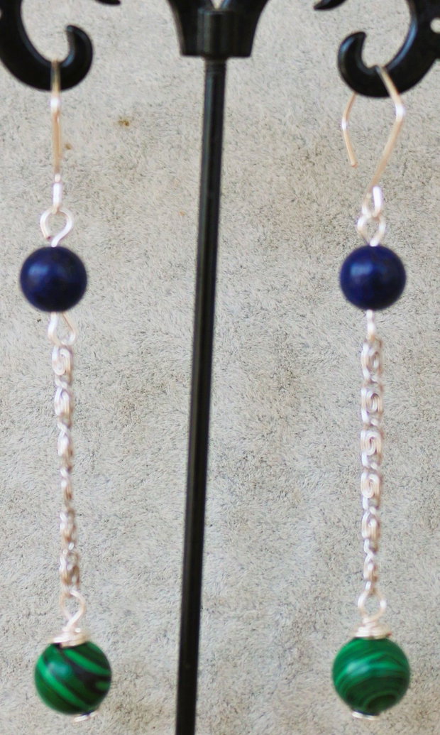 Cerce cu malahit si lapis lazuli - Echilibru, profunzime și eleganță