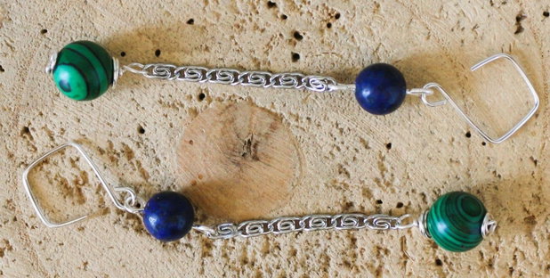 Cerce cu malahit si lapis lazuli - Echilibru, profunzime și eleganță