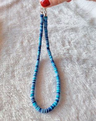 Colier Heishi Blu