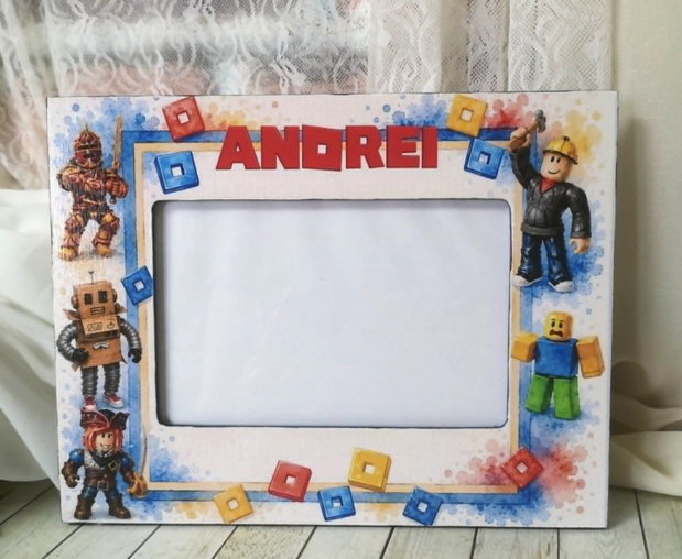 Rama foto personalizata - tema Roblox