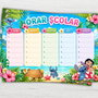 Orar școlar cu Stitch/Orar școlar cu Stitch și Angel