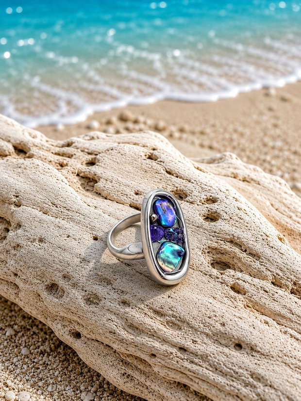 Inel Abalone (Paua) 02447