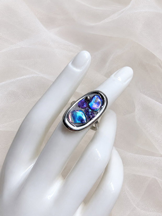 Inel Abalone (Paua) 02447