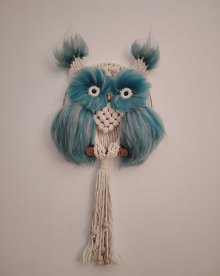 Bufniță macrame