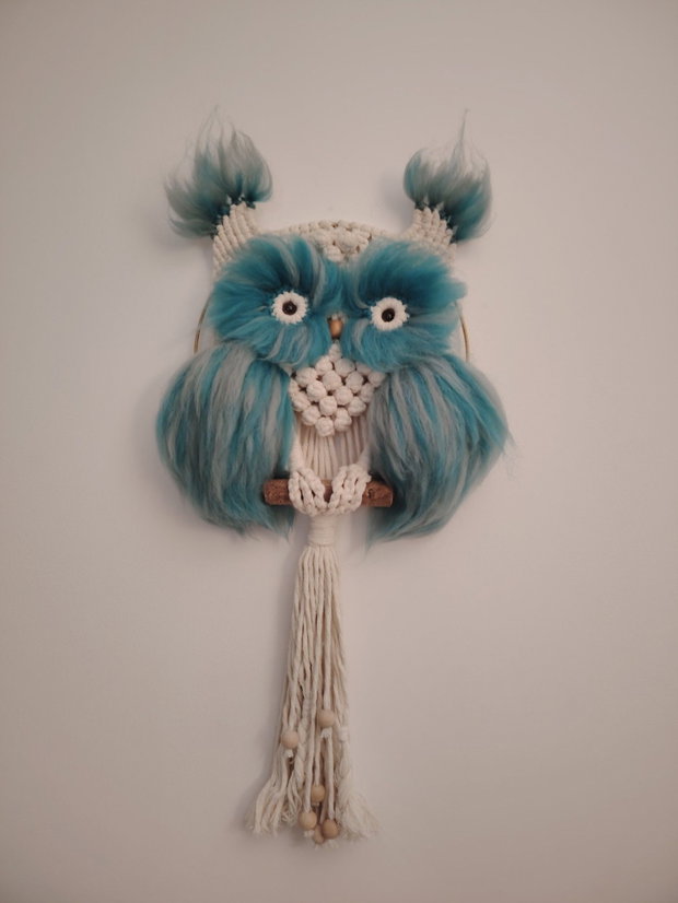 Bufniță macrame