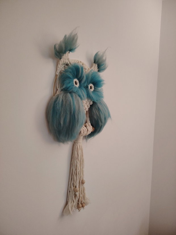 Bufniță macrame