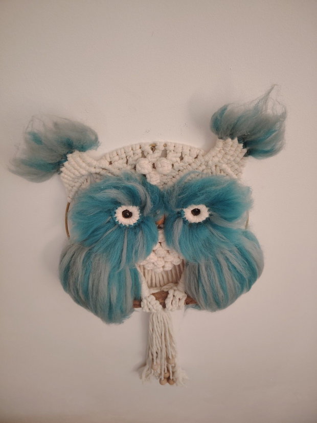 Bufniță macrame