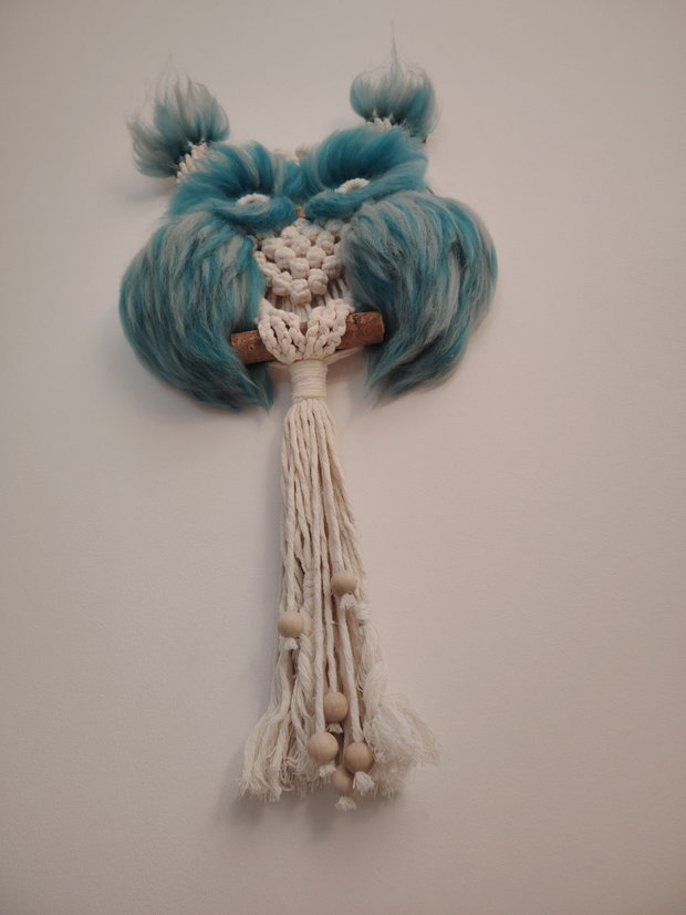 Bufniță macrame