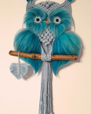 Bufniță macrame