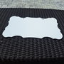Tăbliță din MDF alb lacuit pentru personalizare