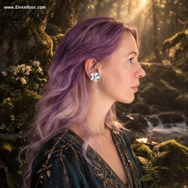 Cercel ear cuff Moonlight Whispers