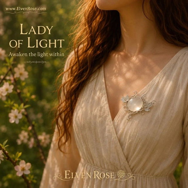 Lady of Light  Broșă Elfică