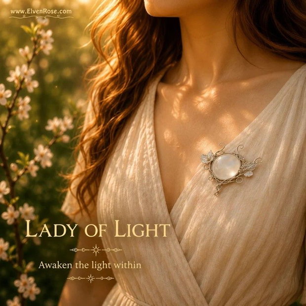 Lady of Light  Broșă Elfică