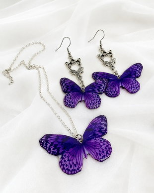 Set bijuterii Fluturi 02455