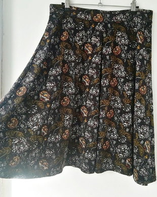 fusta tricot floral , Yessica , L