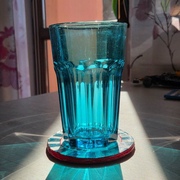 Coaster (suport de pahar) handmade din lut - Lobster
