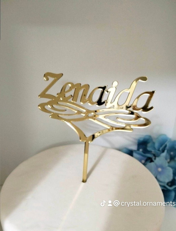 Topper personalizat nume