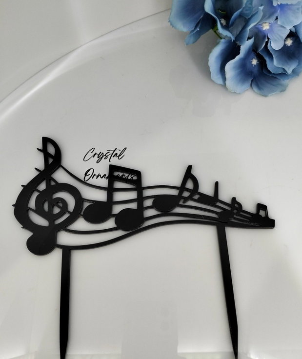 Topper tort note muzicale