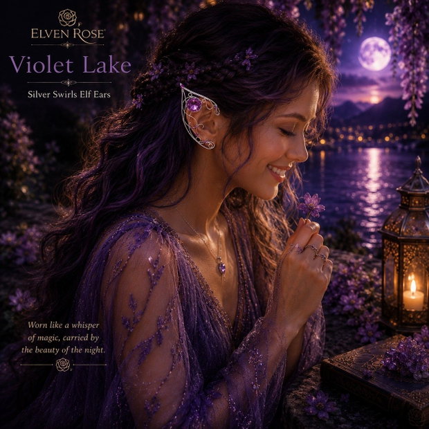 Cercei Urechi de elf Violet Lake