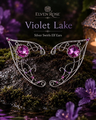 Cercei Urechi de elf Violet Lake